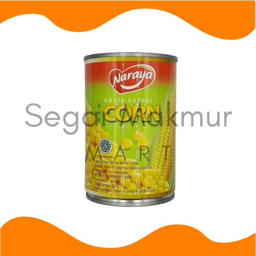 

(SMM) Naraya Whole Kernel Corn 425GRAM Jagung Kaleng