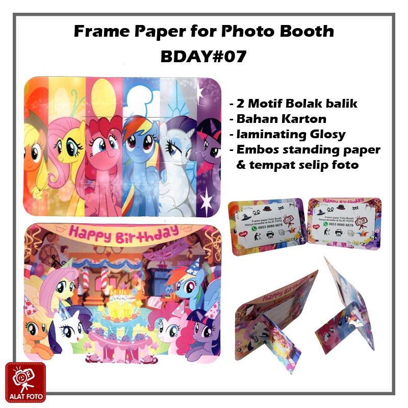 Frame Paper Photo Booth 4R BDAY#07