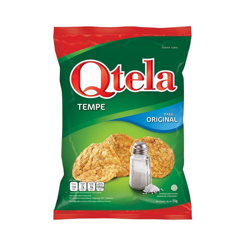 

Qtela Keripik Tempe Original 55gr