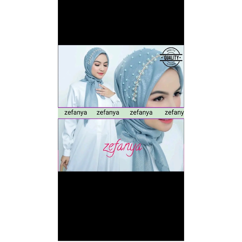 #NasywaScarf Segi Empat Shinar Payet Mutiara Tabur / Segi Empat Shinar Glowing Payet Tabur / Segi Em