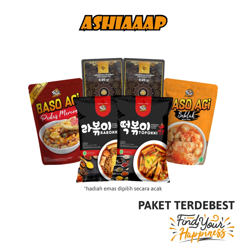 

Paket Terdebest ( BOCI MERCON + BOCI SEBLAK + Rabokki + Topokki + Berhadiah 3M4S )