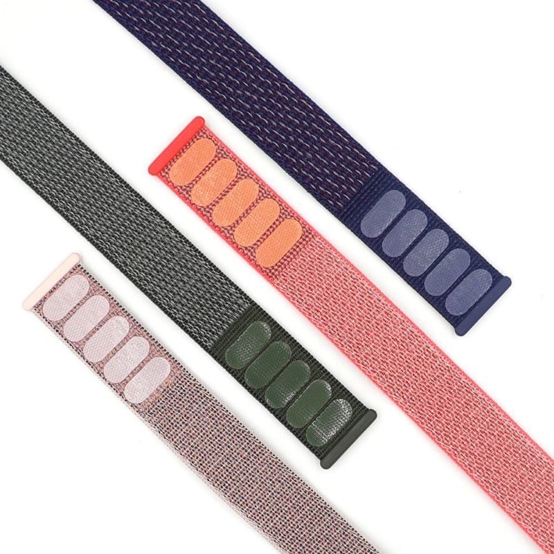 [DGS] Strap Canvas Smartwatch T55 T500 2 in 1 Colorful Nylon Strap Fpr Apple Watch 7 41mm 45mm iWatcg Soft Ban