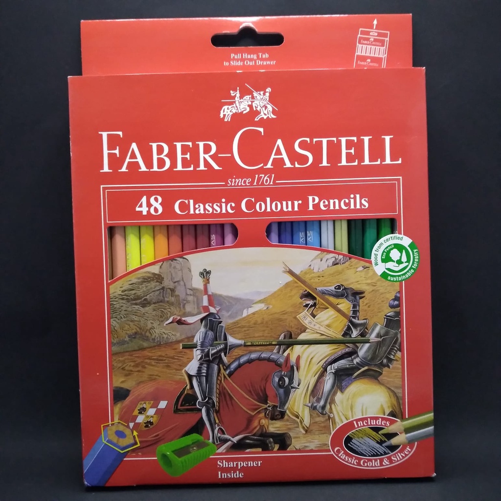 

PENSIL WARNA FABER CASTELL 48 WARNA CLASSIC