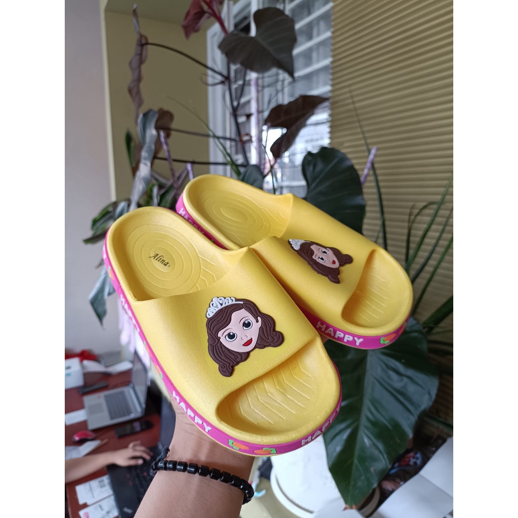 Sandal Anak Perempuan Selop BTS21 / Sopia 2222-1 / 2208-A3 (24-35) sandal anak perempuan TERLARIS