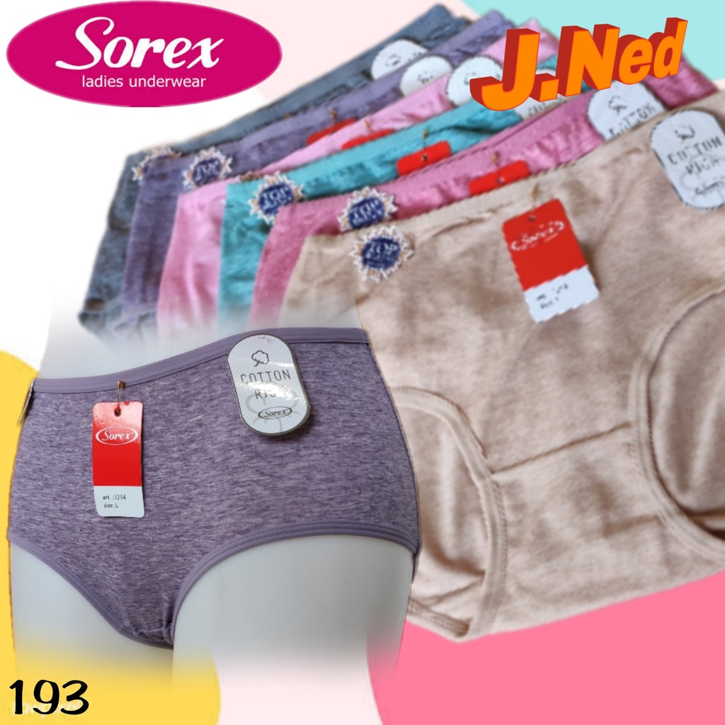 J193 CD WANITA SOREX CELANA DALAM WANITA SOREX COTTON RICH CELANA DALAM SOREX