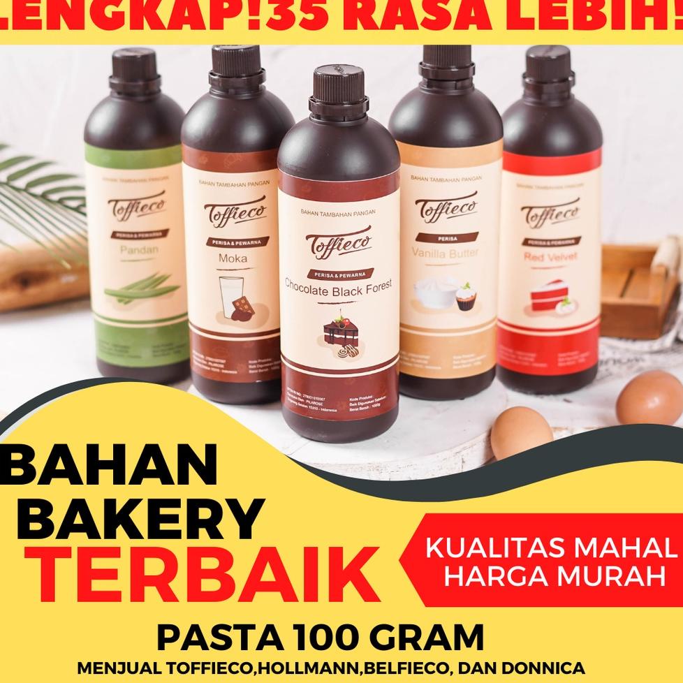 

ui✸Best Produk✹ TERLENGKAP!! Toffieco Pasta 1 Kilogram Tofieco Mocca Super Vanilla Butter Pandan Coklat 49
