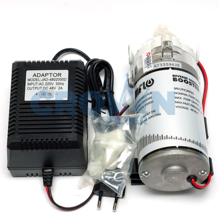 {OkaStore} Kemflo RO Booster Pump 48V  adaptor Diskon
