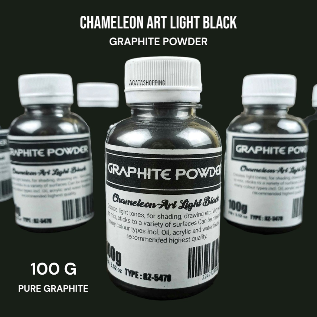 

GRAPHITE POWDER / SERBUK GRAFIT CHAMELEON 100 G