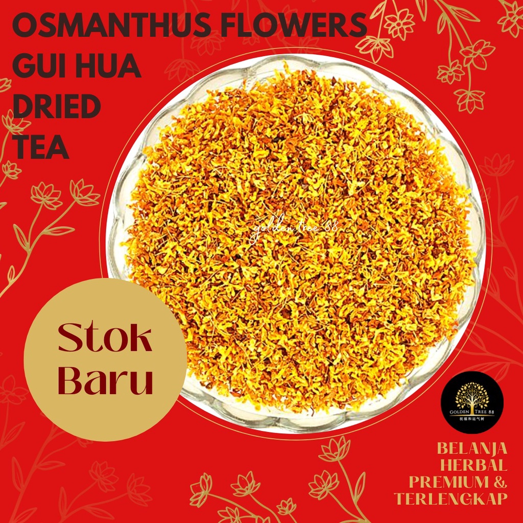 Jual Premium Teh Bunga Osmanthus Gui Hua Flower Tea Fresh Original ...