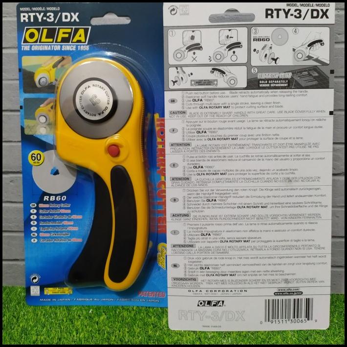

Promo Rotary Cutter 60Mm Rty-3/Dx Olfa