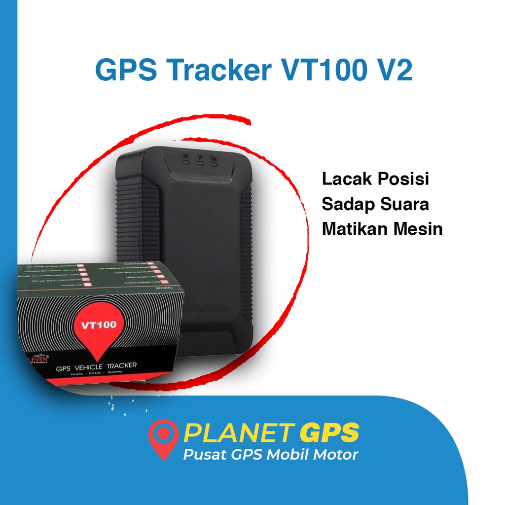 Jual GPS Pelacak Anti Maling GPS Tracker VT100 V.2 Bukan GT06N Bisa ...