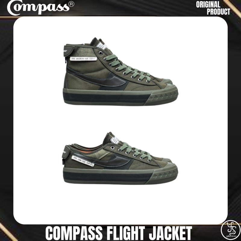 [ORIGINAL] Sepatu Compass Flight Jkt High & Low