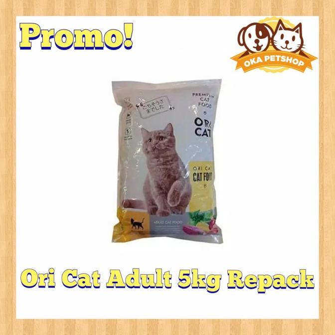 Promo Ori Cat Adult 5kg Repack/Makanan Kucing/Oricat Adult/Ori Bolt ekpedisi
