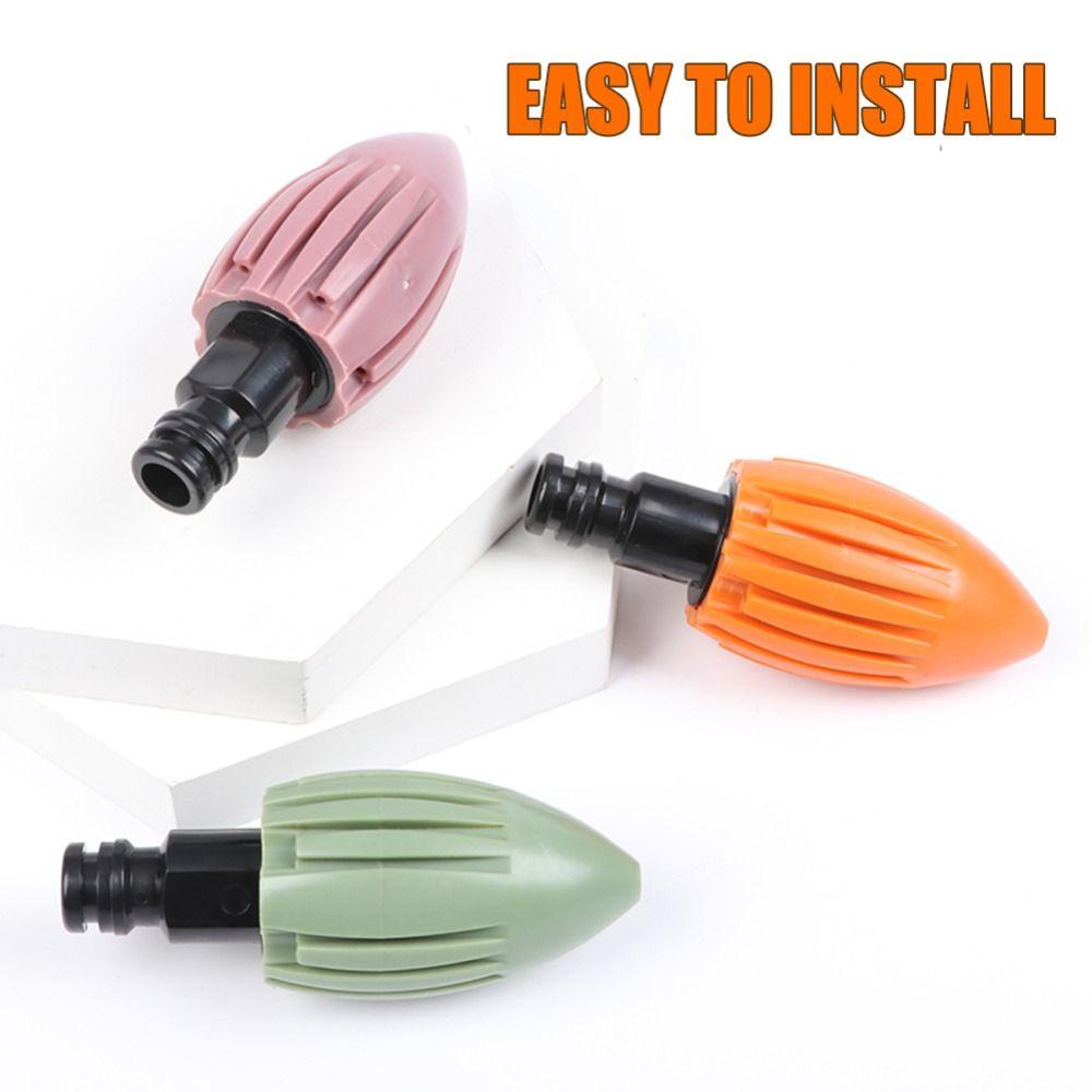 Lanfy Semprotan Pembersih Pipa Nozzle Downpipe Cleaning Tool Bentuk Roket Alat Pembersih Tekanan Air Taman Cuci Aksesori Cleaning Nozzle Sewer Flusher Pipe Dredge Flusher