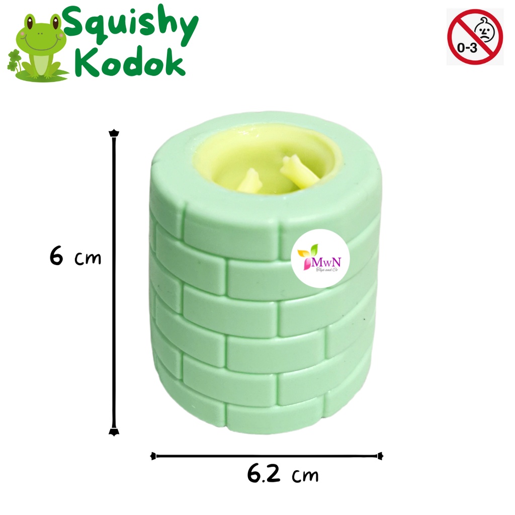 MWN Mainan Squishy Kodok Sembunyi / Mainan Squishy Frog Anti stress