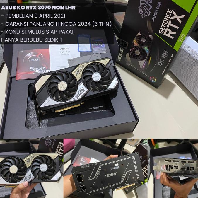 Vga Rtx 3060 | Gtx 1660 Super Bekas Kondisi Prima Like New Non Cod