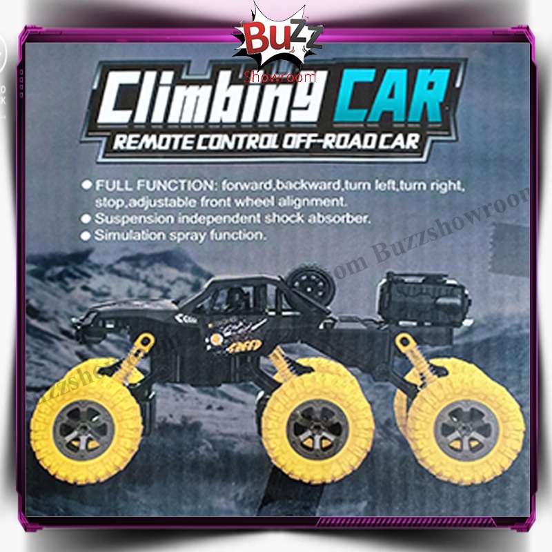 RC Mobil Mainan Climbing Car 6 Roda Spray Remote Kontrol Jeep Off Road