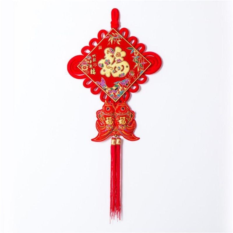 GANTUNGAN DEKORASI KEBERUNTUNGAN RUANG TAMU ZHONG GUO JIE