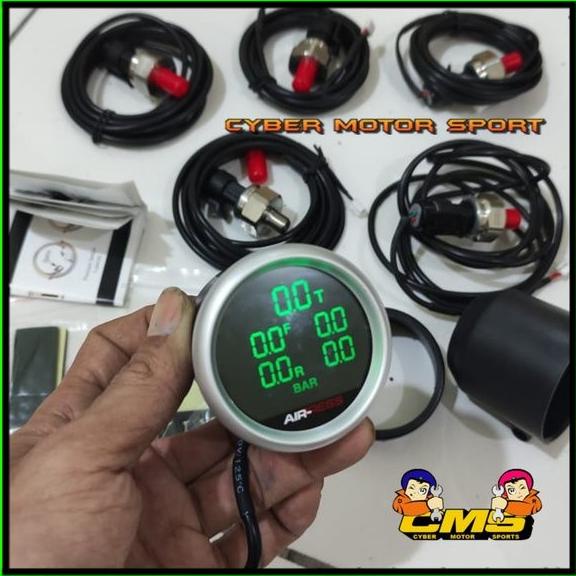 Gauge Air Suspension . Indikator Tekan Suspensi Udara Universal.
