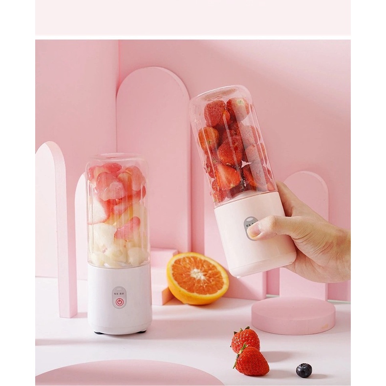 Blender Mini 410ml USB 5V Juicer Penghalus Buah Sayur Portable