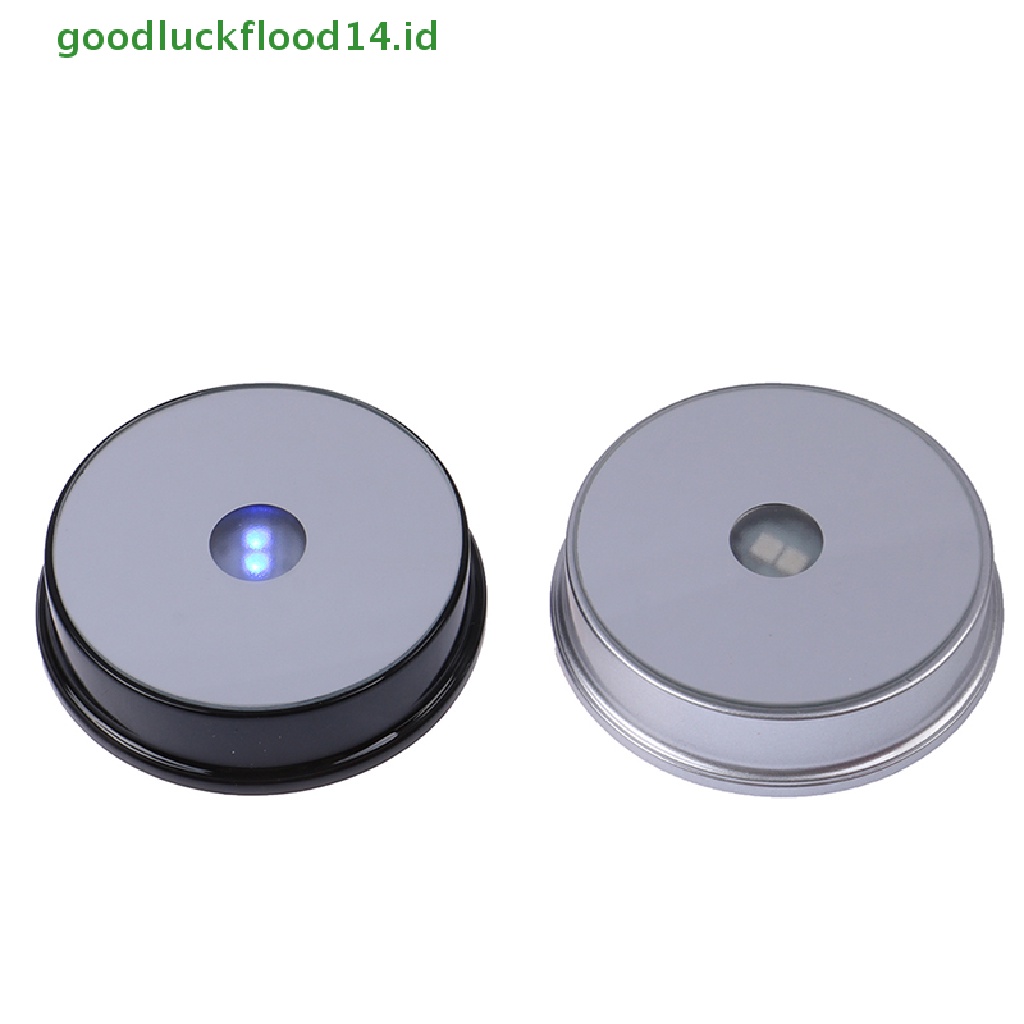 [GOOGFOUR] 7warna Lampu LED Dasar Plastik Stand Bulat Untuk Botol Kaca Dekorasi Kristal [TOP]