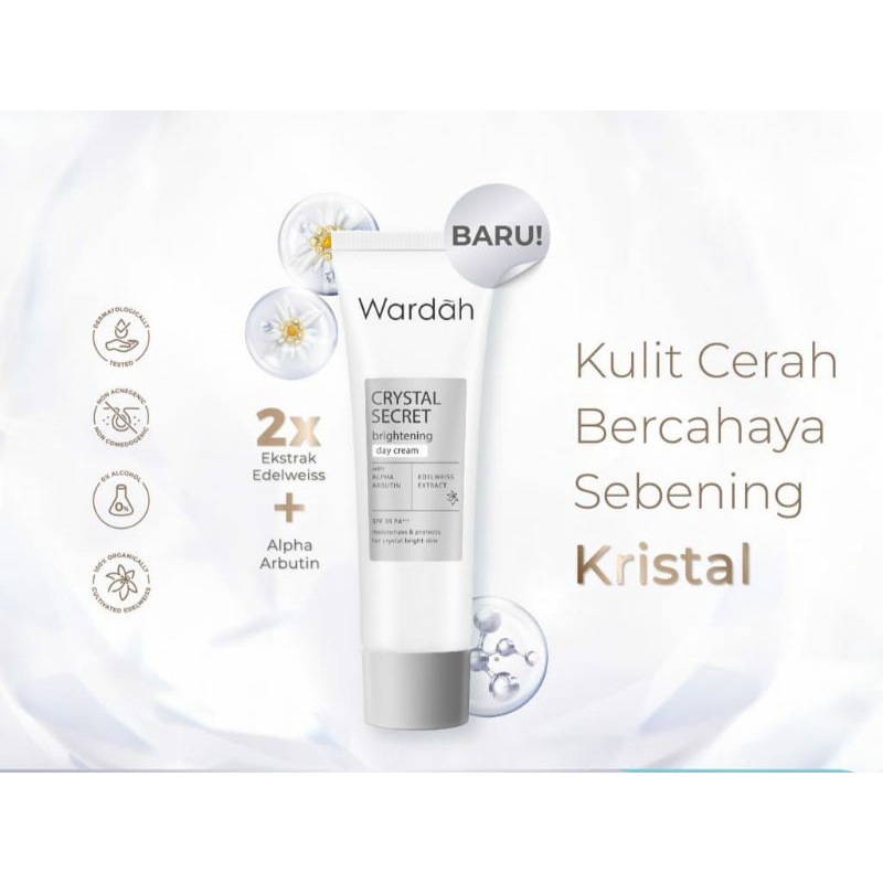 Wardah Crystal Secret Brightening Day Cream (Krim Siang)