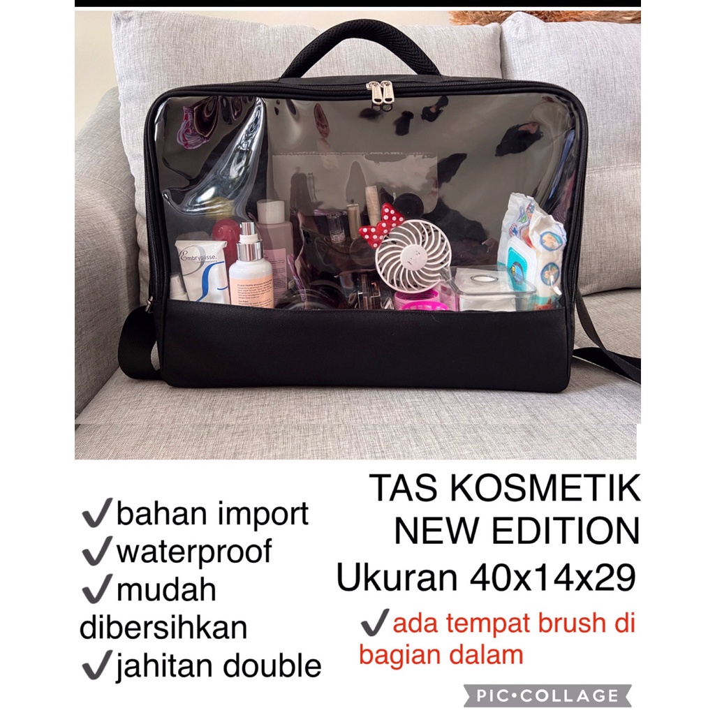 KUKAKU BEAUTY CASE/POUCH MAKEUP/TAS MAKEUP SIMPLE/TAS SELEMPANG MUA