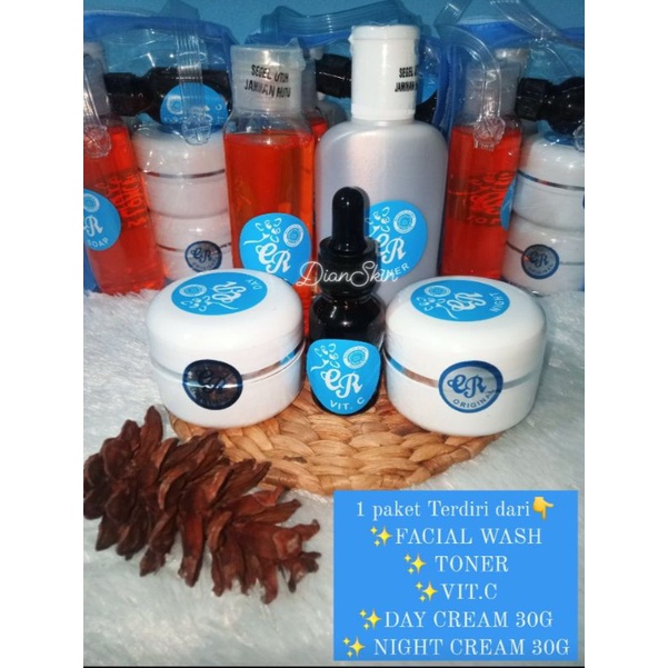 CREAM CR Biru ORI 100%. Free masker wajah