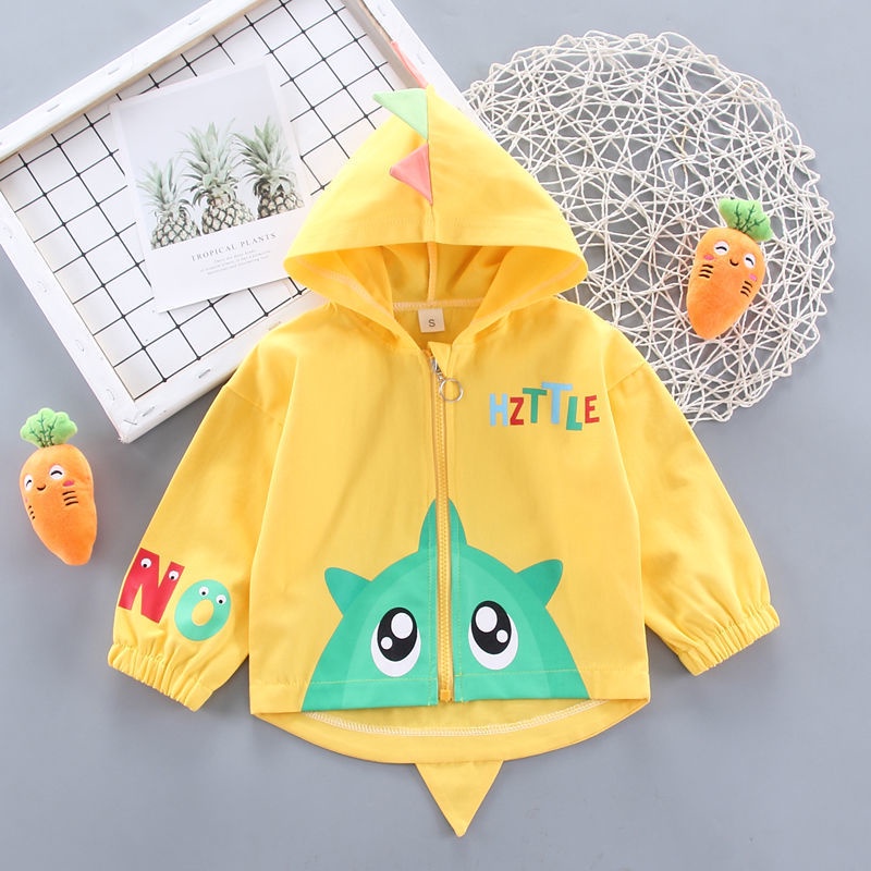 DNC8 NEW Jaket bayi dan anak / jaket anak laki2 dan perempuan motif baby dino cute