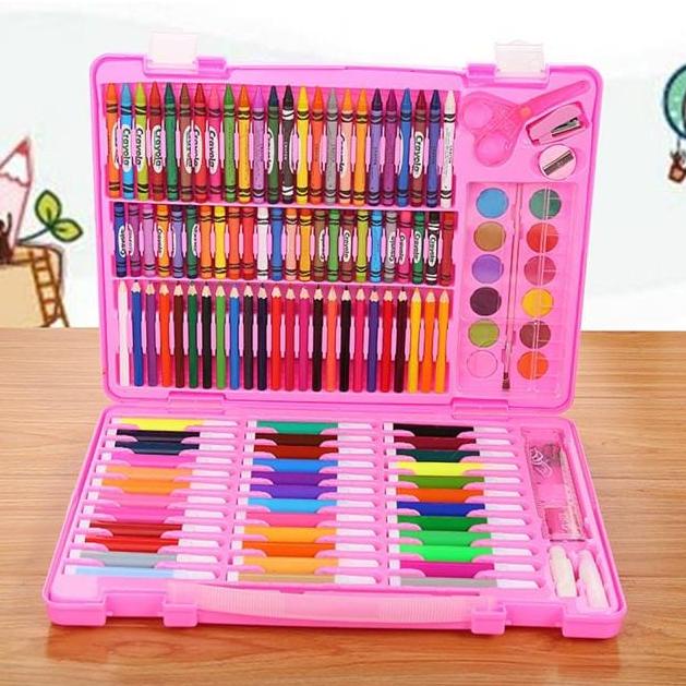 

Murah✾➨ Crayon Set 150pcs / Krayon Mewarnai Anak 150pcs / Pensil Warna Set 150pcs 98