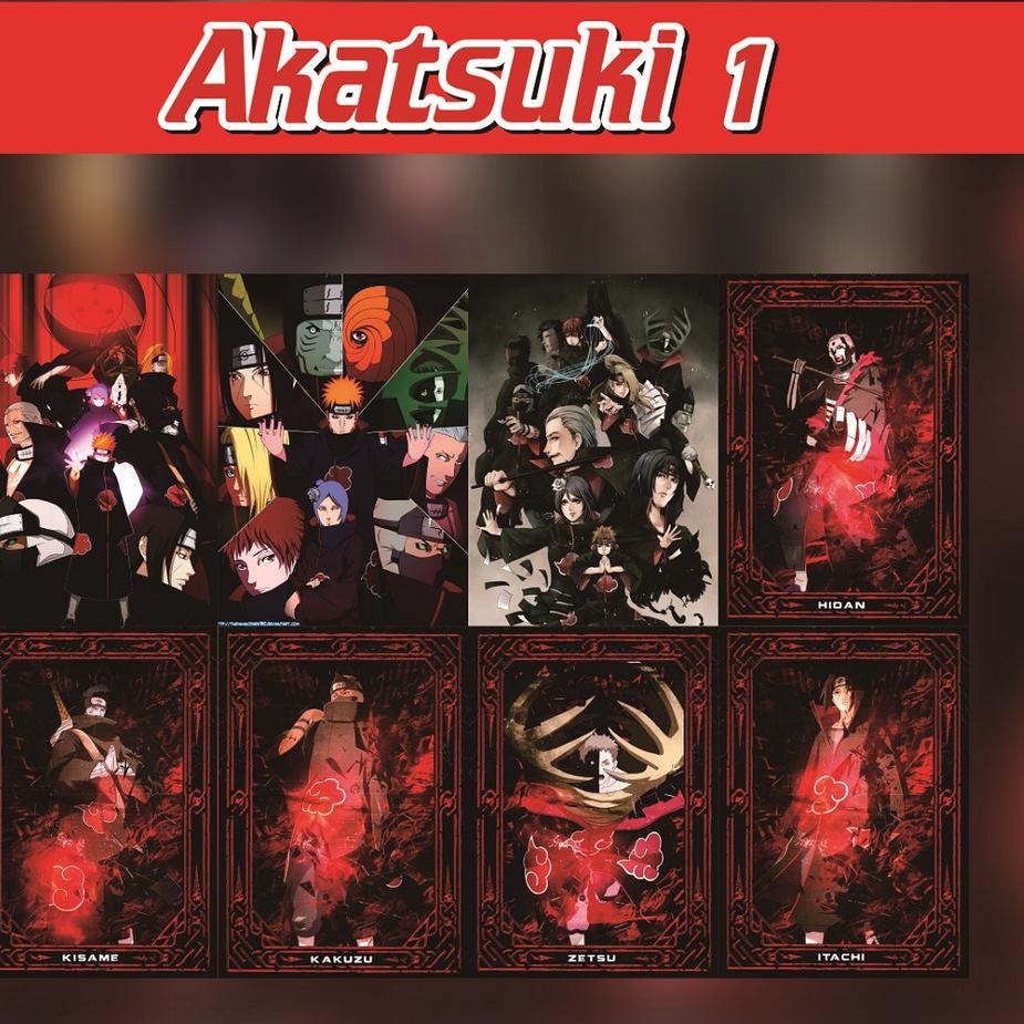 

(8 PCS) Poster Anime Naruto A5 Sudah Termasuk Laminasi ♚