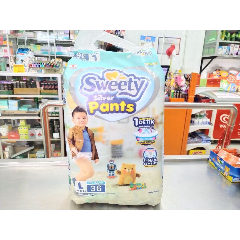 SWEETY SILVER PANTS L36