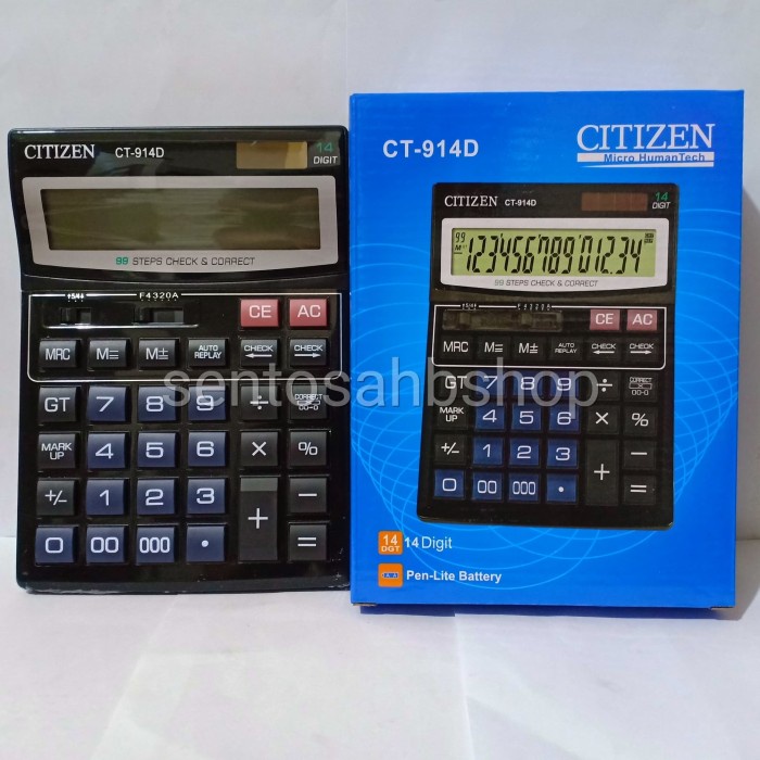 

KOMPLIT kalkulator citizen CT 914D