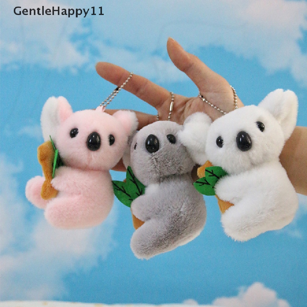 Gentlehappy Koala Boneka Plush Pendant Ransel Pendant Gantungan Kunci Hadiah Mainan Aksesoris Mobil id