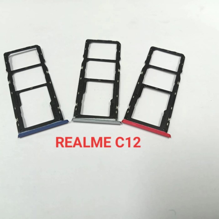 Simtray Simlock Tempat kartu Sim Trey Slot Sim Card Realme C12