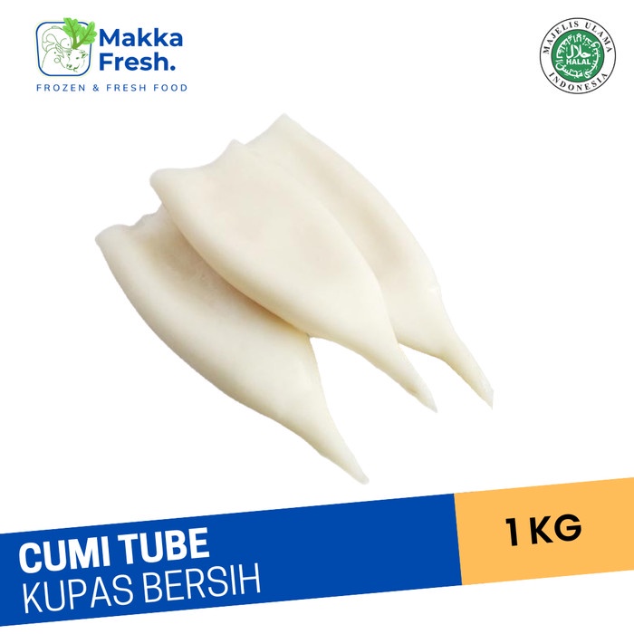 

cumi tube kupas bersih 1 kg