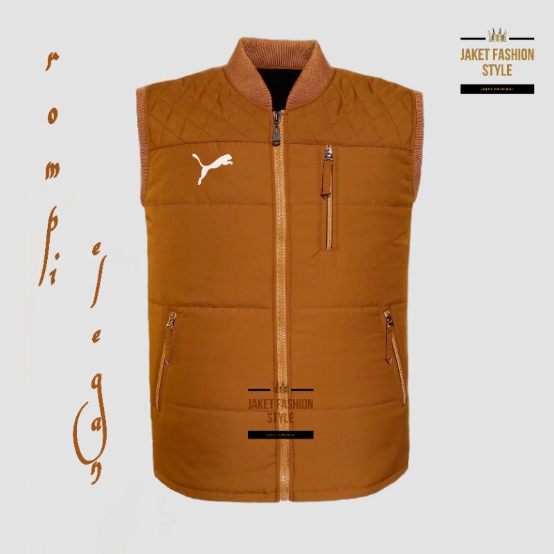 Jaket Rompi Olahraga Pria Wanita Terbaru Termurah Pu ma elegan Kekinian Pengendara Motor Touring Bik