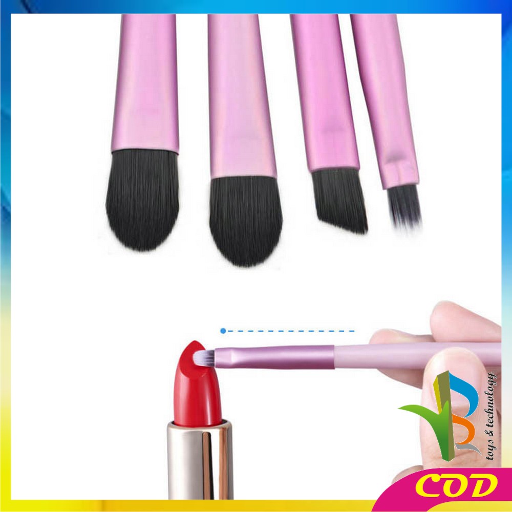 RB-K96 Kuas Make Up Eyeshadow Set 5PCS Tabung Travel / Brush Make Up Cosmetic Eyeshadow Eyeliner Concealer Portable / Beauty Tools Set