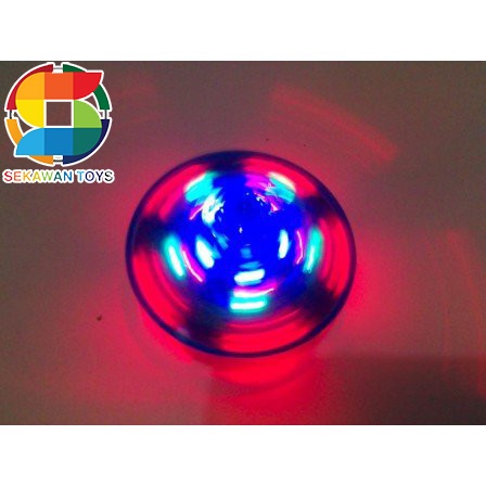 Mainan Anak Gasing Lampu/Flash Ufo Karakter Angry 201F