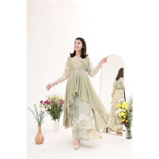 ABELA MAXI gamis oesta corina sweding x ceruty