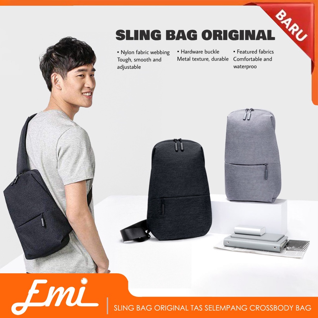 Mijia City Sling Bag Original Tas Selempang Crossbody Bag