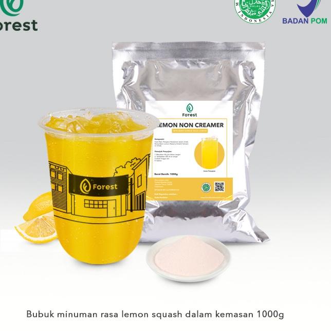 

❄Best Terlaris❊➻ IHFKQ Bubuk Minuman LEMON SQUASH Powder 1000g - FOREST Bubble Drink 38 Stock Banyak