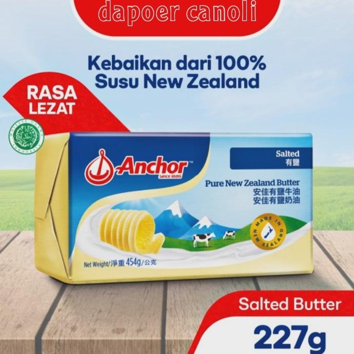 

Anchor Salted Butter 227gr TERLARIS TERPERCAYA ORIGINAL