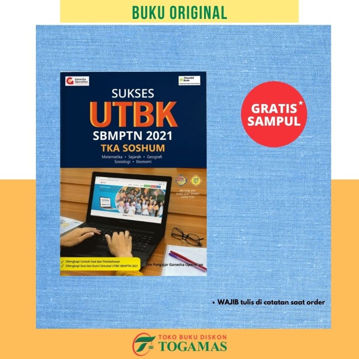 Baru SUKSES UTBK SBMPTN 2021 TKA SOSHUM Berkualitas