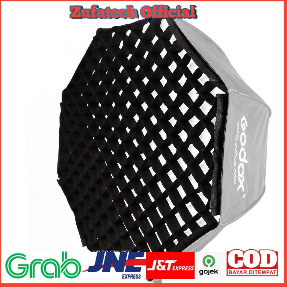 Godox Octagonal Honeycomb Grid 120cm for Umbrella Softbox Reflector - Black