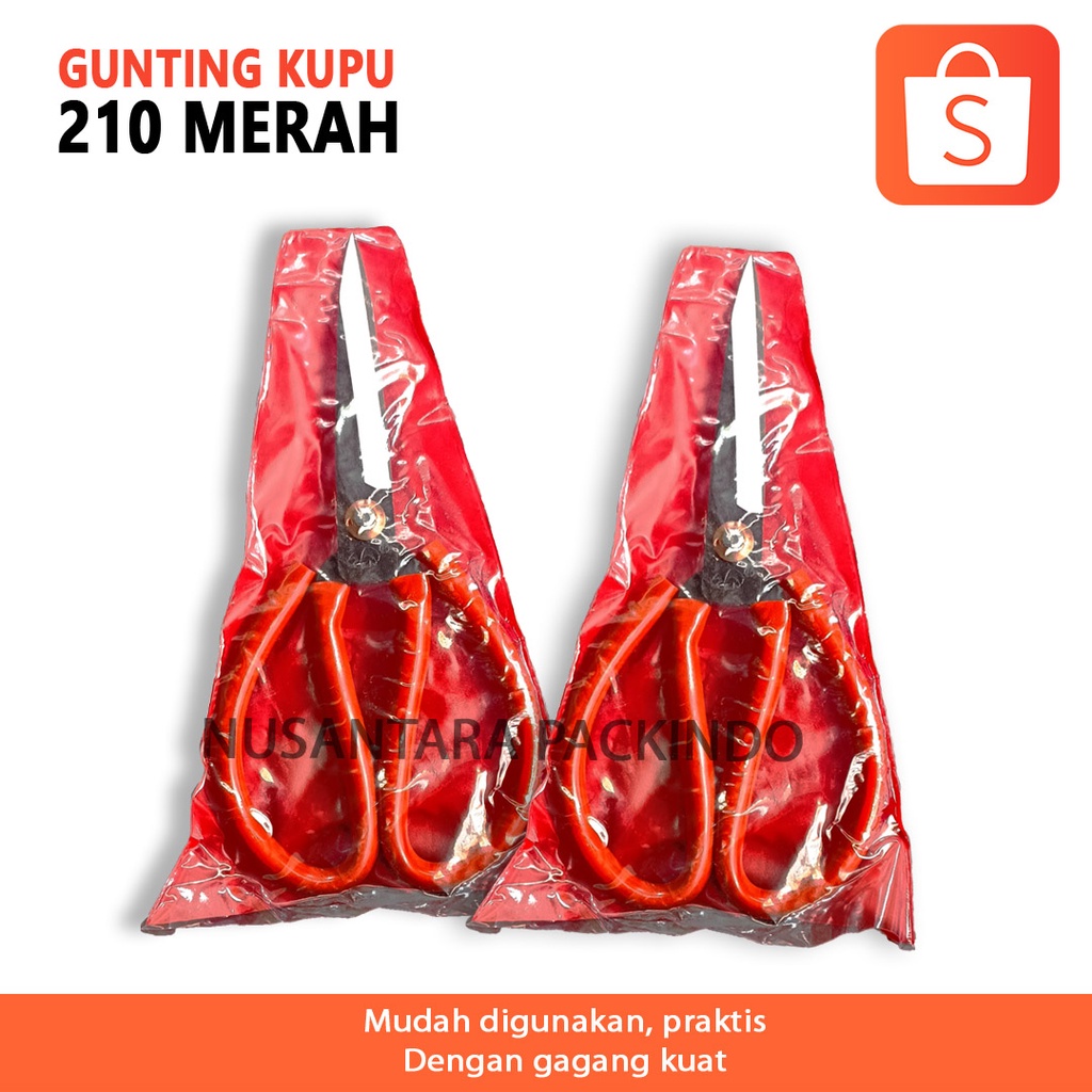 

Gunting Kupu 210 Merah (Pcs)