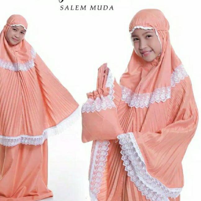 limited Edition✔️MUKENA PLISKET ANAK 7-12 TAHUN// MUKENA ANAK PEREMPUAN // MUKENA ANAK|RA4