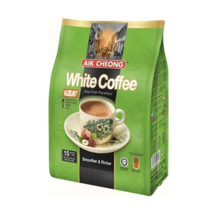 

Aik cheong wht coffe hzlnt 15x40gr pak