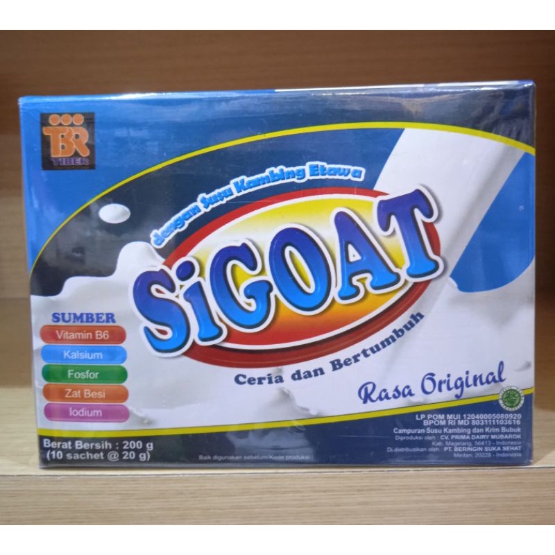 

Susu Kambing Sigoat Susu Kambing Etawa 10 sachet SIGOAT platinum