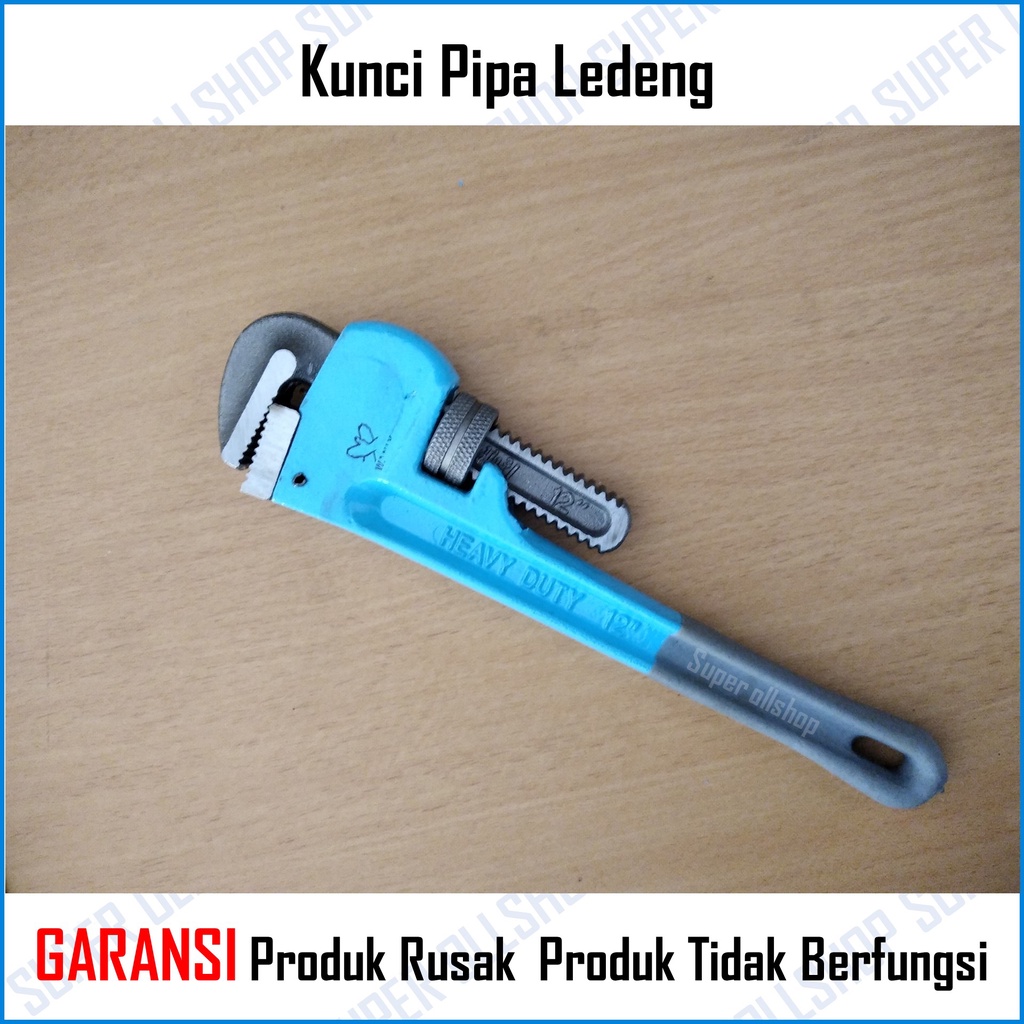 Kunci Pipa 12&quot; inch / Adjustable Pipe Wrench / Kunci Pipa Ledeng Heavyduty Murah